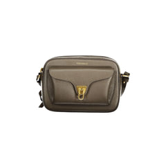 Coccinelle Borsa a Tracolla Pelle Donna Marrone Logo