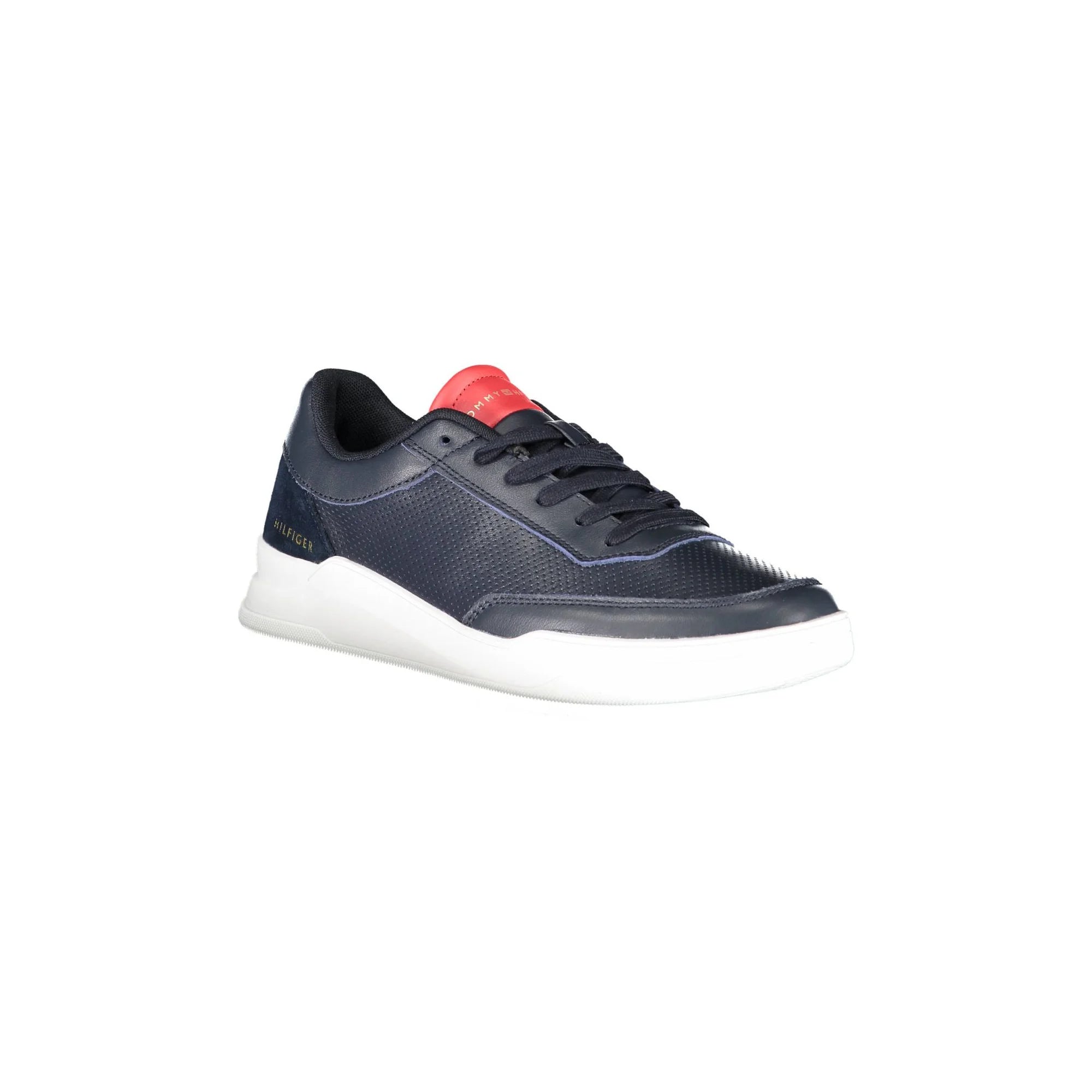 TOMMY HILFIGER Scarpe Sneakers Uomo Blu con Lacci e Logo - vista 2