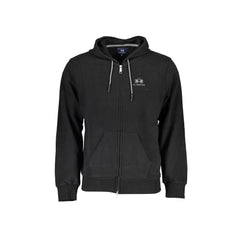 La Martina Felpa Maniche Lunghe Uomo Nera Zip