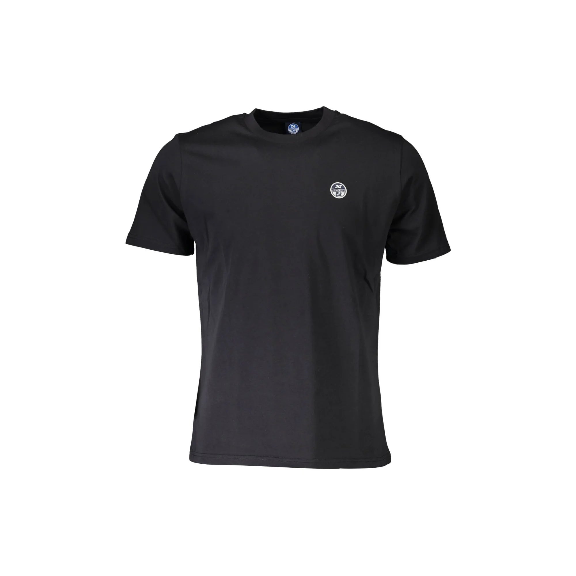 North Sails T-Shirt Maniche Corte Uomo Nera Logo Nero - foto prodotto