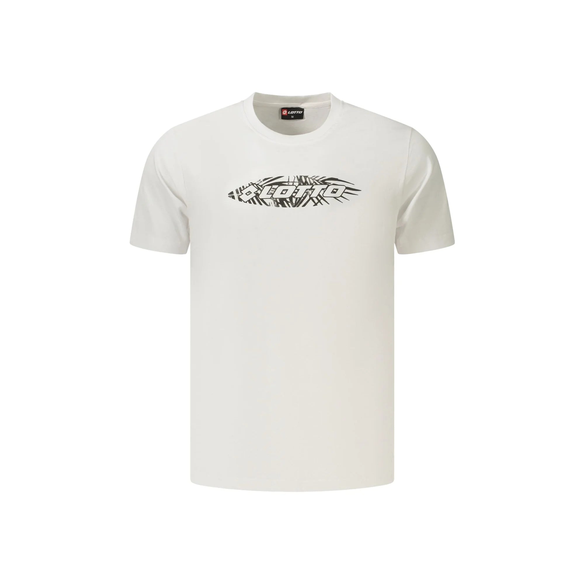 LOTTO T-SHIRT MANICHE CORTE UOMO BIANCO