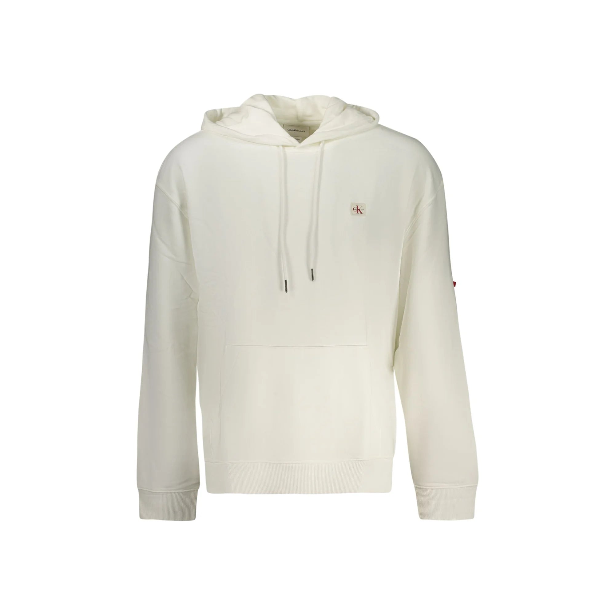 Calvin Klein Felpa Maniche Lunghe Uomo Bianca Logo Felpe Bianco - foto prodotto