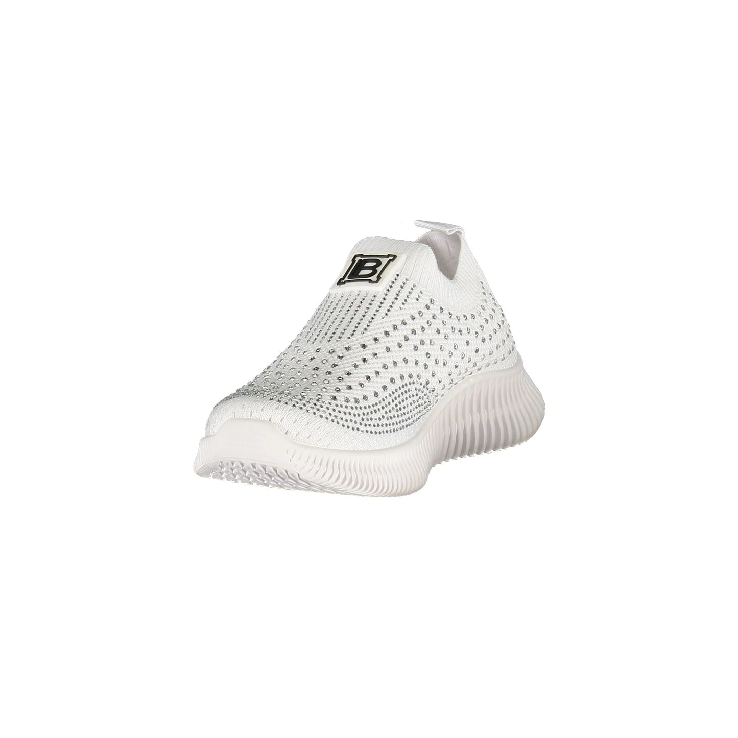 Laura Biagiotti Sneakers Donna Bianche Strass Logo bianco - vista 3