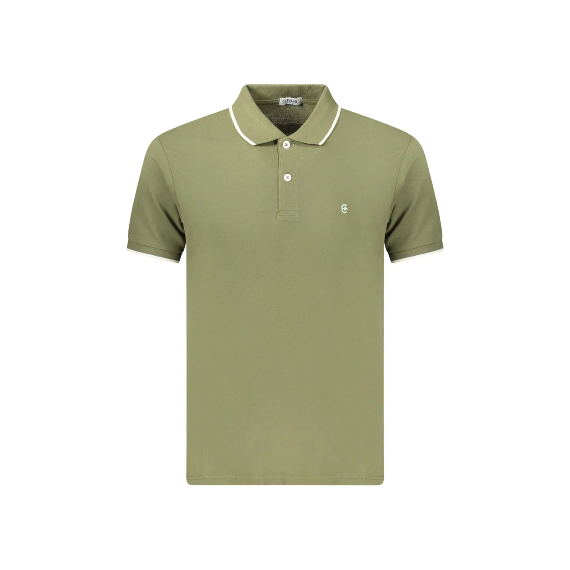 COVERI MOVING POLO MANICHE CORTE UOMO VERDE