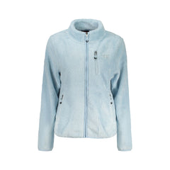 Norway 1963 Felpa Maniche Lunghe Donna Azzurra con Zip e Logo