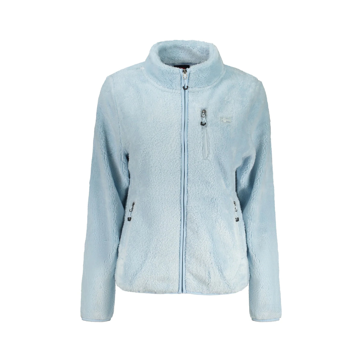 NORWAY 1963 FELPA CON ZIP DONNA AZZURRO