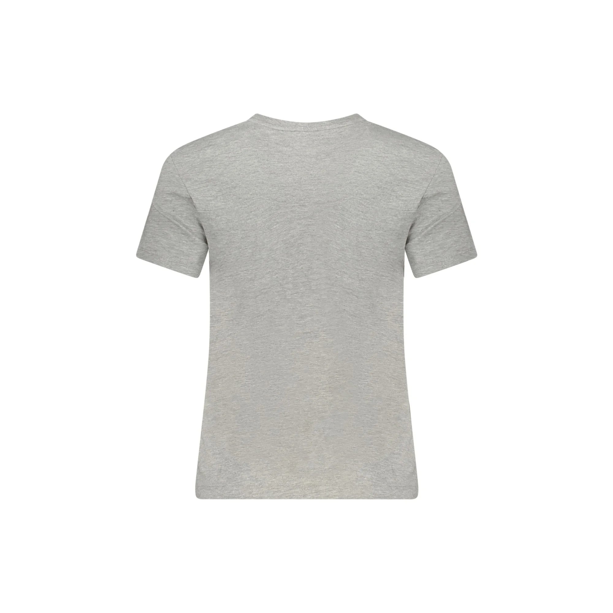 GUESS JEANS T-SHIRT MANICHE CORTE DONNA GRIGIO