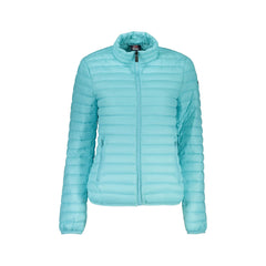 Norway 1963 Giubbotto Maniche Lunghe Donna Azzurro Zip Logo