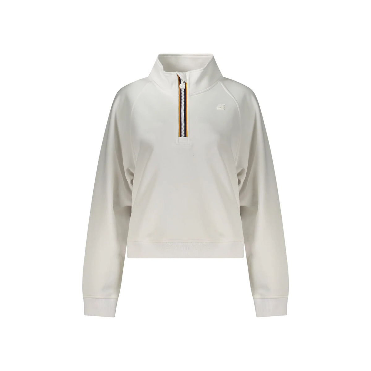 K-WAY FELPA SENZA ZIP DONNA BIANCO