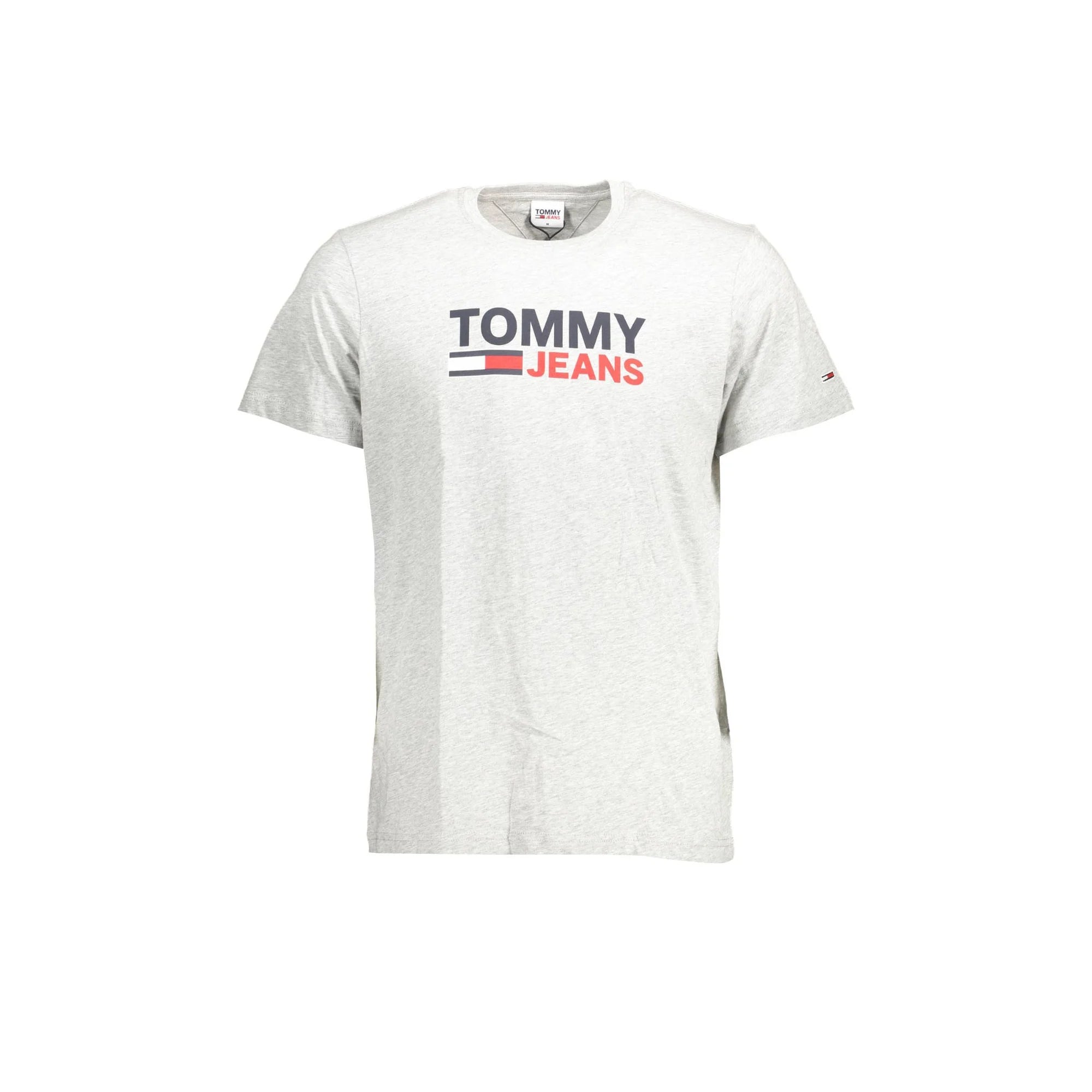 Tommy Hilfiger T-Shirt Maniche Corte Uomo Grigia Stampa Logo Grigio - foto prodotto