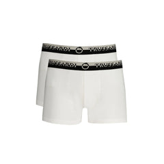 Trussardi Boxer Uomo Bianco Stampa Logo