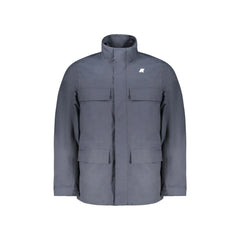 K-Way Giubbotto Maniche Lunghe Uomo Blu Logo