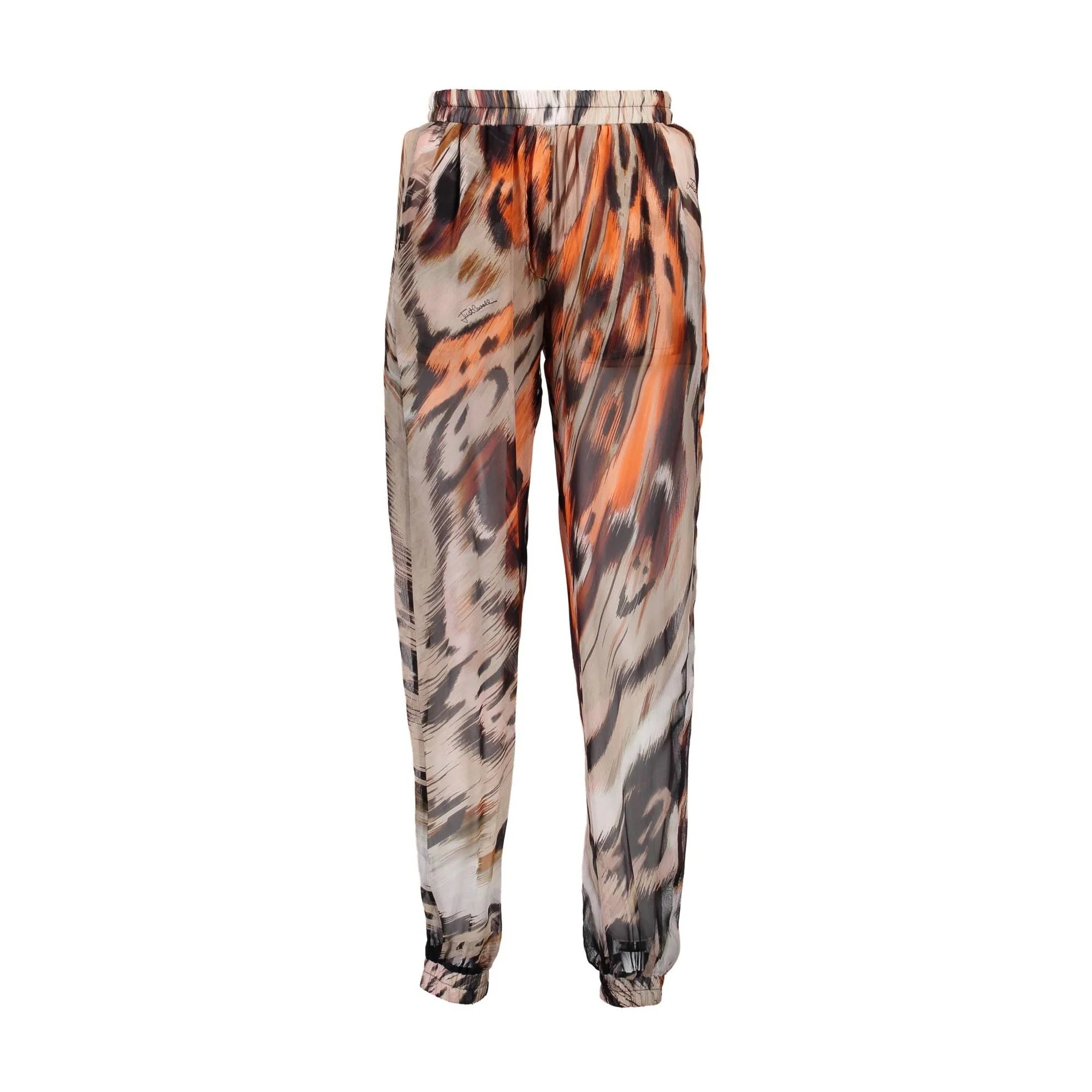 JUST CAVALLI PANTALONE DONNA ARANCIO