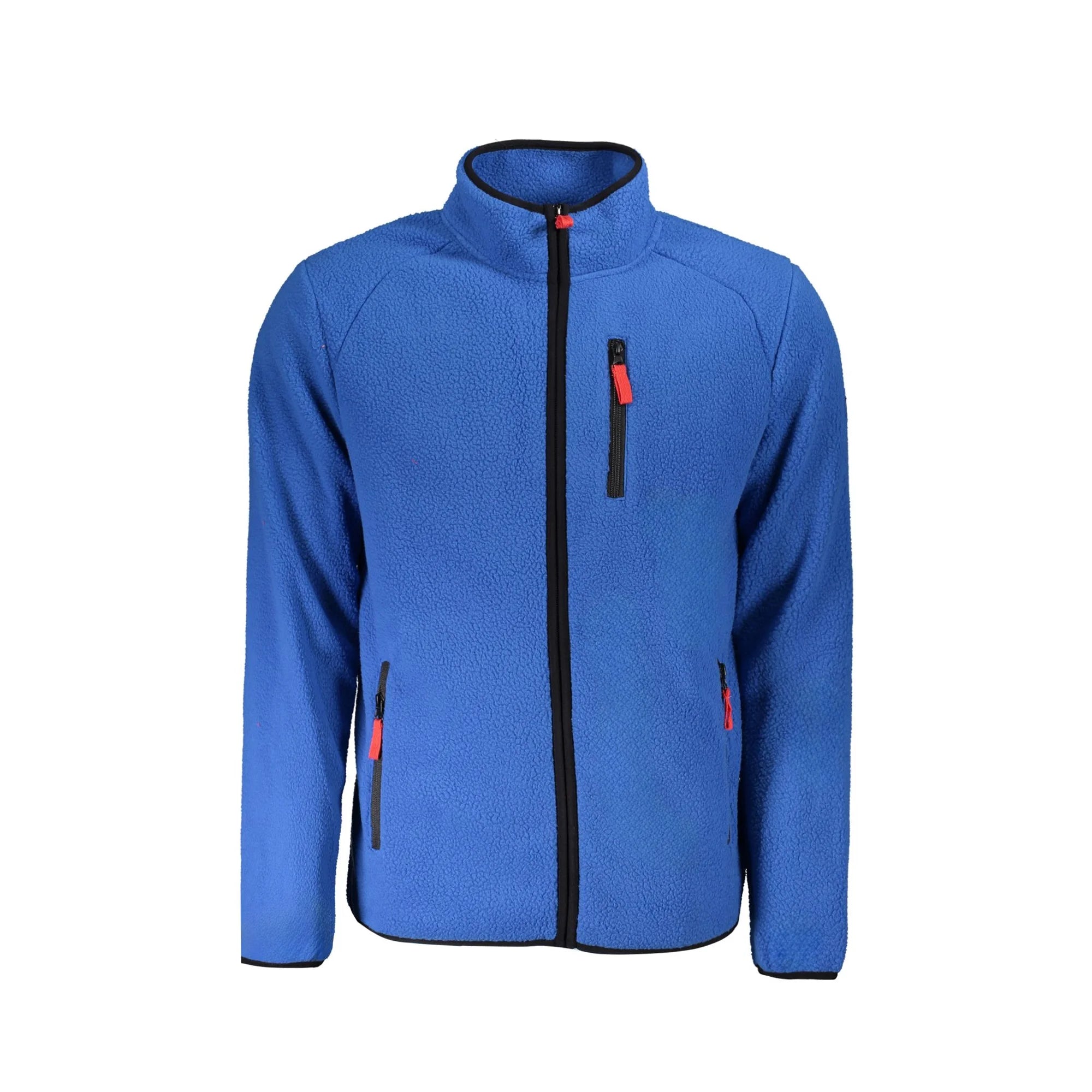 NORWAY 1963 FELPA CON ZIP UOMO BLU