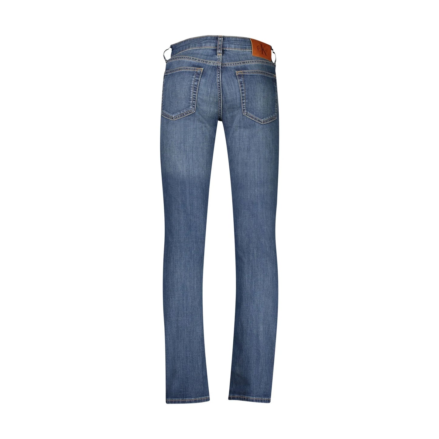 Calvin Klein Jeans Uomo Blu Slim Fit con Logo - vista 2