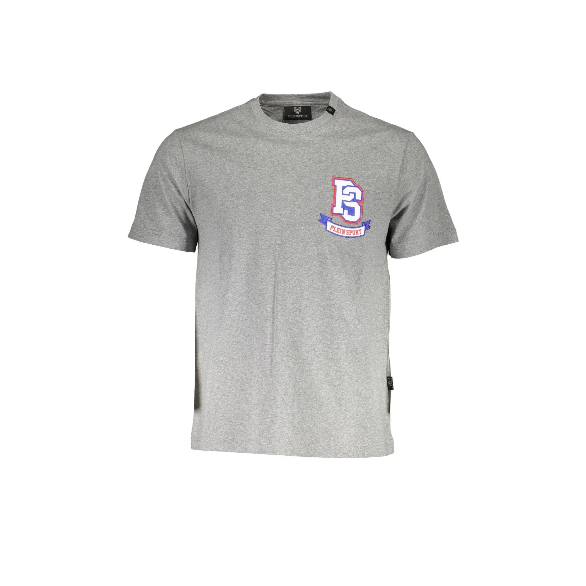 PLEIN SPORT T-SHIRT MANICHE CORTE UOMO GRIGIO