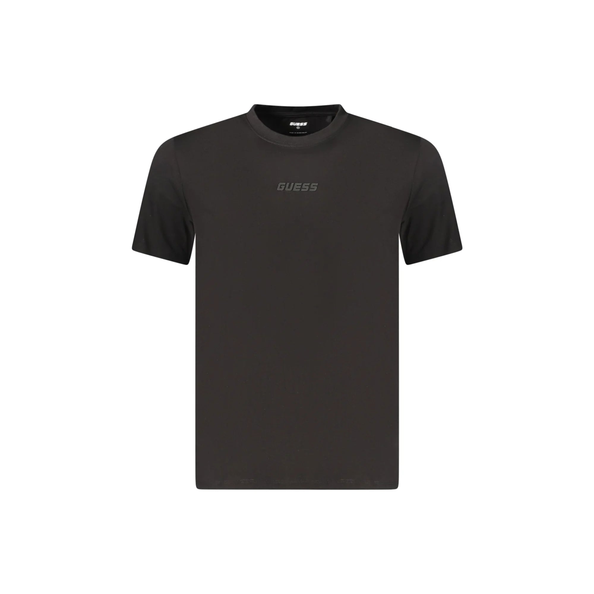 GUESS JEANS T-SHIRT MANICHE CORTE UOMO NERO
