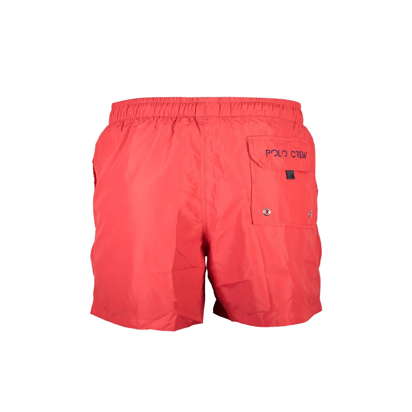 La Martina Costume da Mare Uomo Rosso Ricamo - vista 2