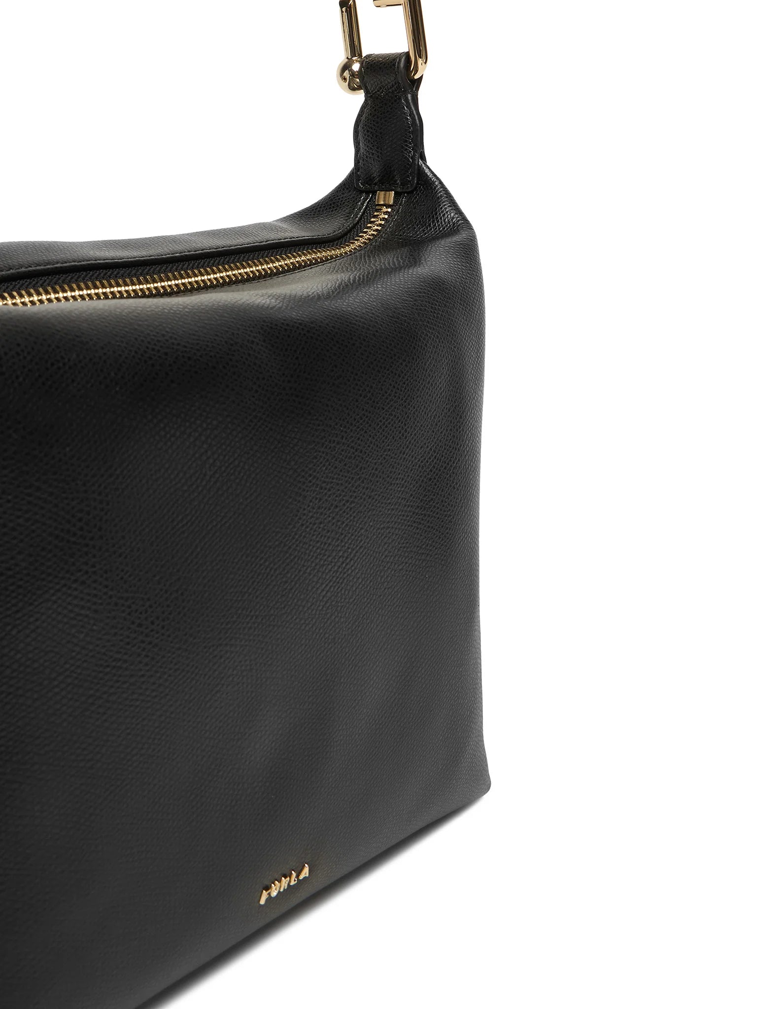 Furla Sac à main Femme Noir Bandoulière Cuir Tonie Logo