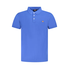 Norway 1963 Polo Manches Courtes Homme Bleu Logo