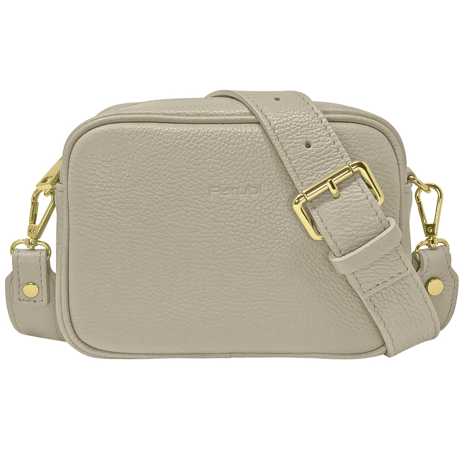 Bolso de Mano para Mujer con Correa, En Cuero Auténtico Suave, Hecho en Italia, Modelo Ada