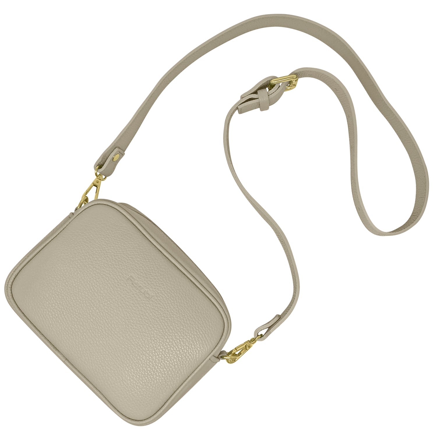 Bolso de Mano para Mujer con Correa, En Cuero Auténtico Suave, Hecho en Italia, Modelo Ada