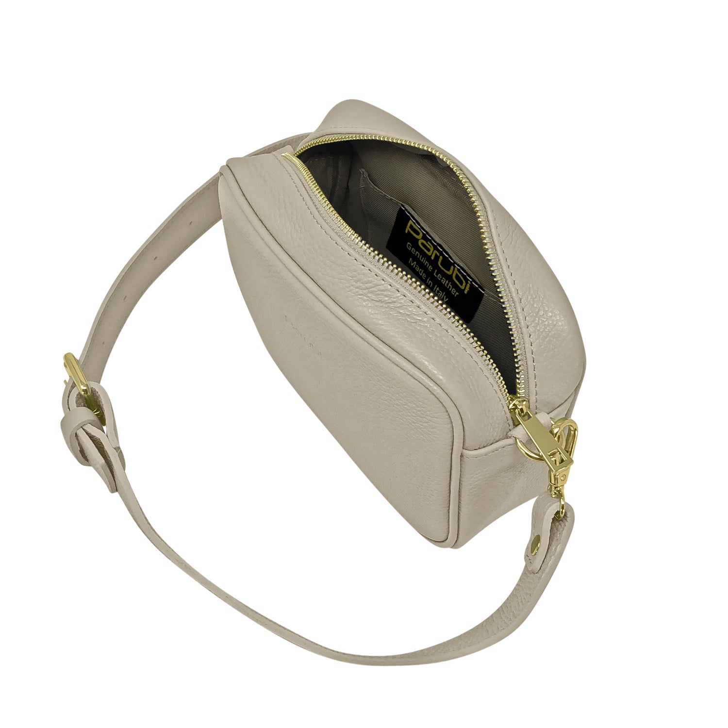 Bolso de Mano para Mujer con Correa, En Cuero Auténtico Suave, Hecho en Italia, Modelo Ada