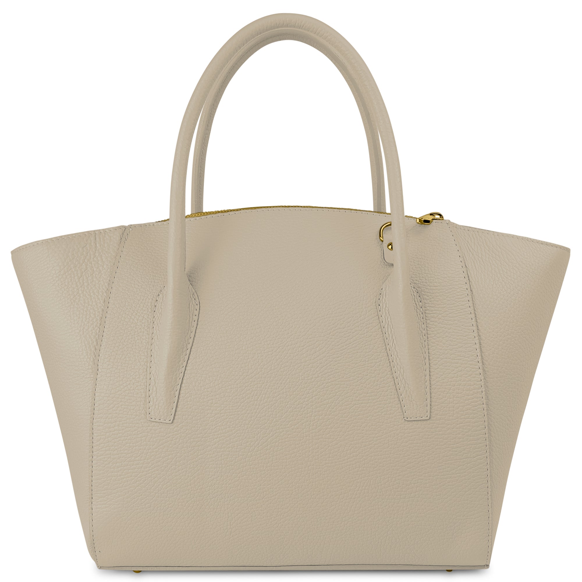 Damen Handtasche mit Schulterriemen, Aus Weichem Echtem Leder, Made in Italy, Modell Ada