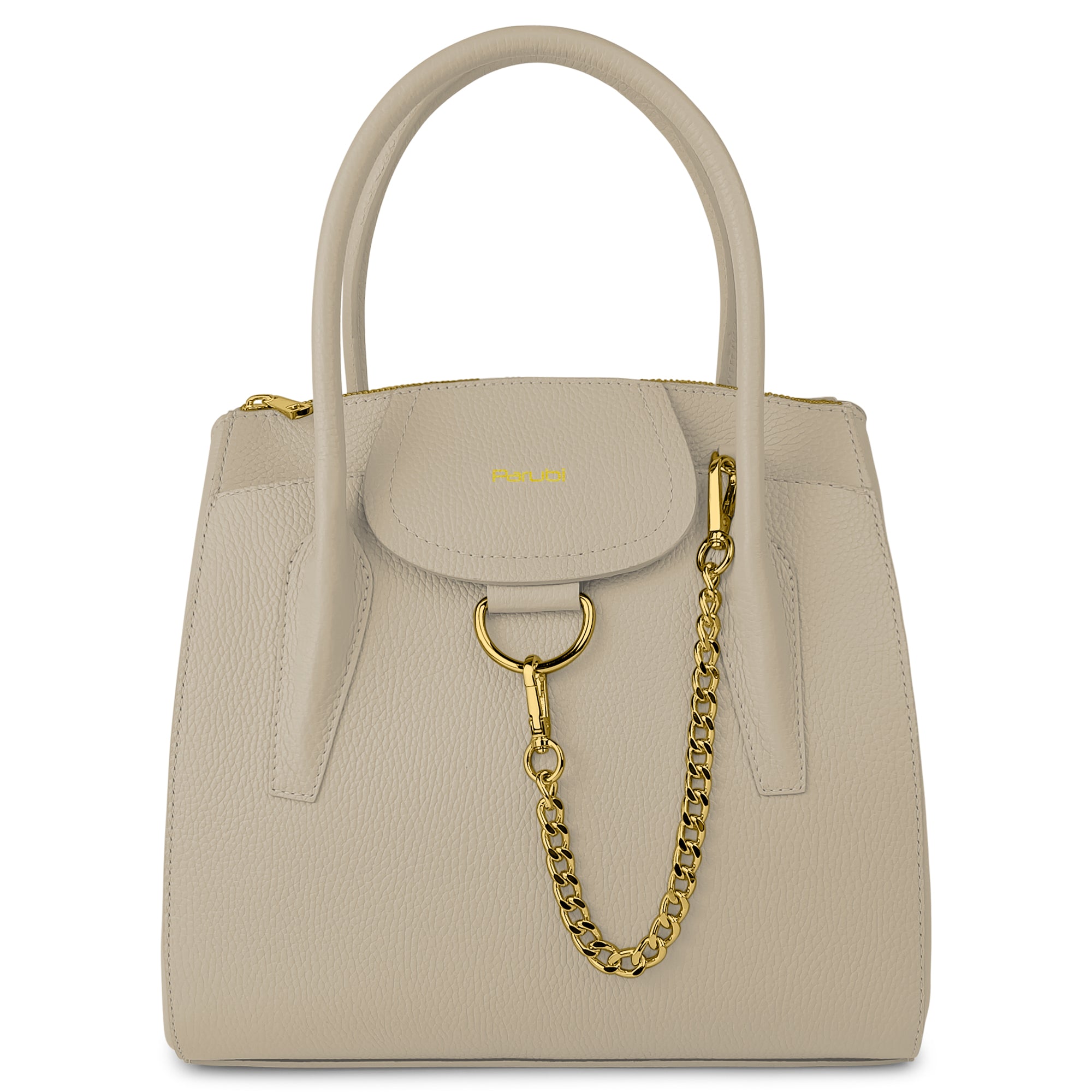 Damen Handtasche mit Schulterriemen, Aus Weichem Echtem Leder, Made in Italy, Modell Ada