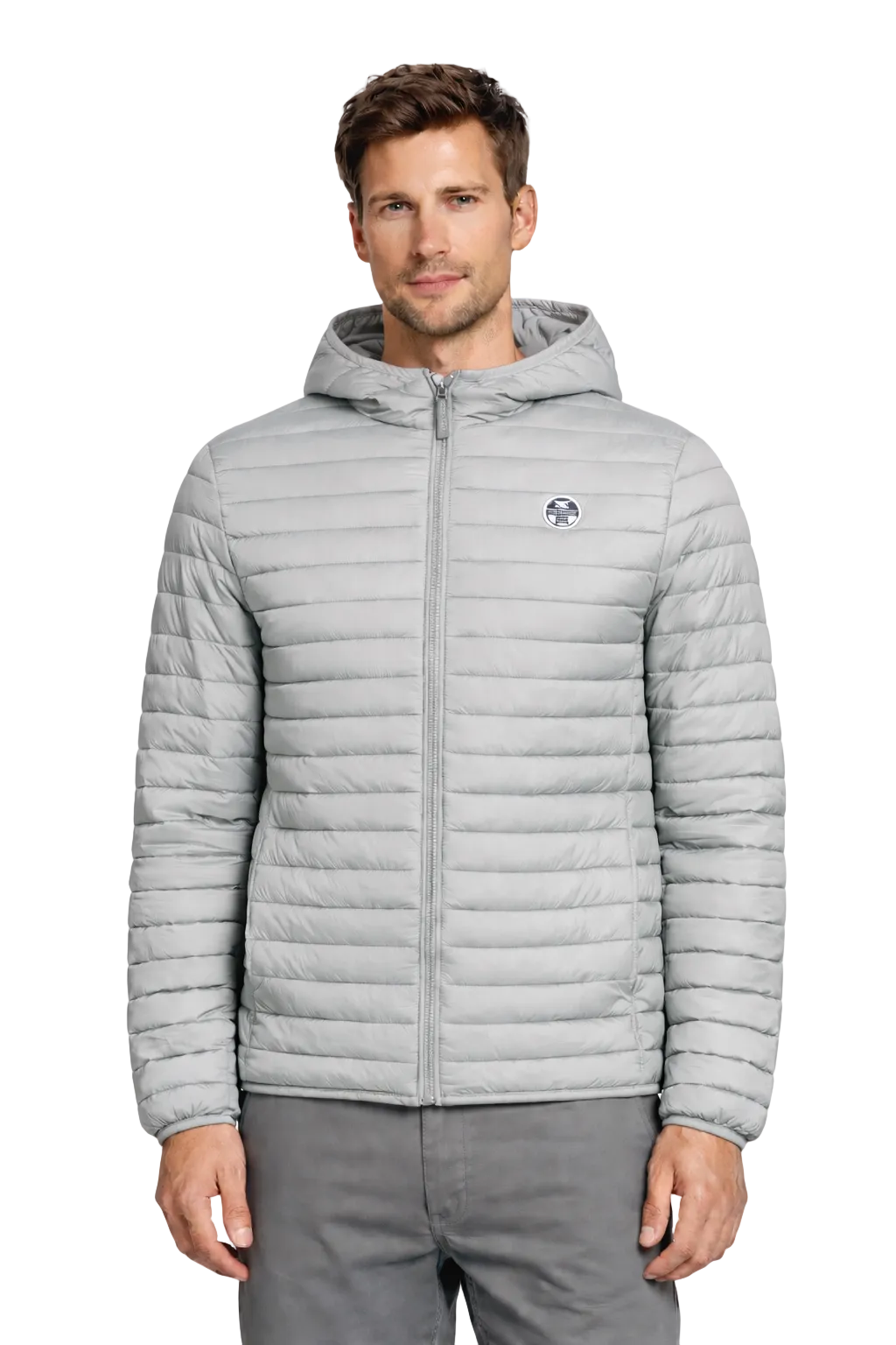 North Sails Hosszú Ujjú Kabát Férfi Szürke Kapucnival