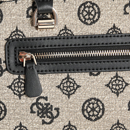 GUESS JEANS Borsa Donna Loralee Nera a Mano con Tracolla Removibile