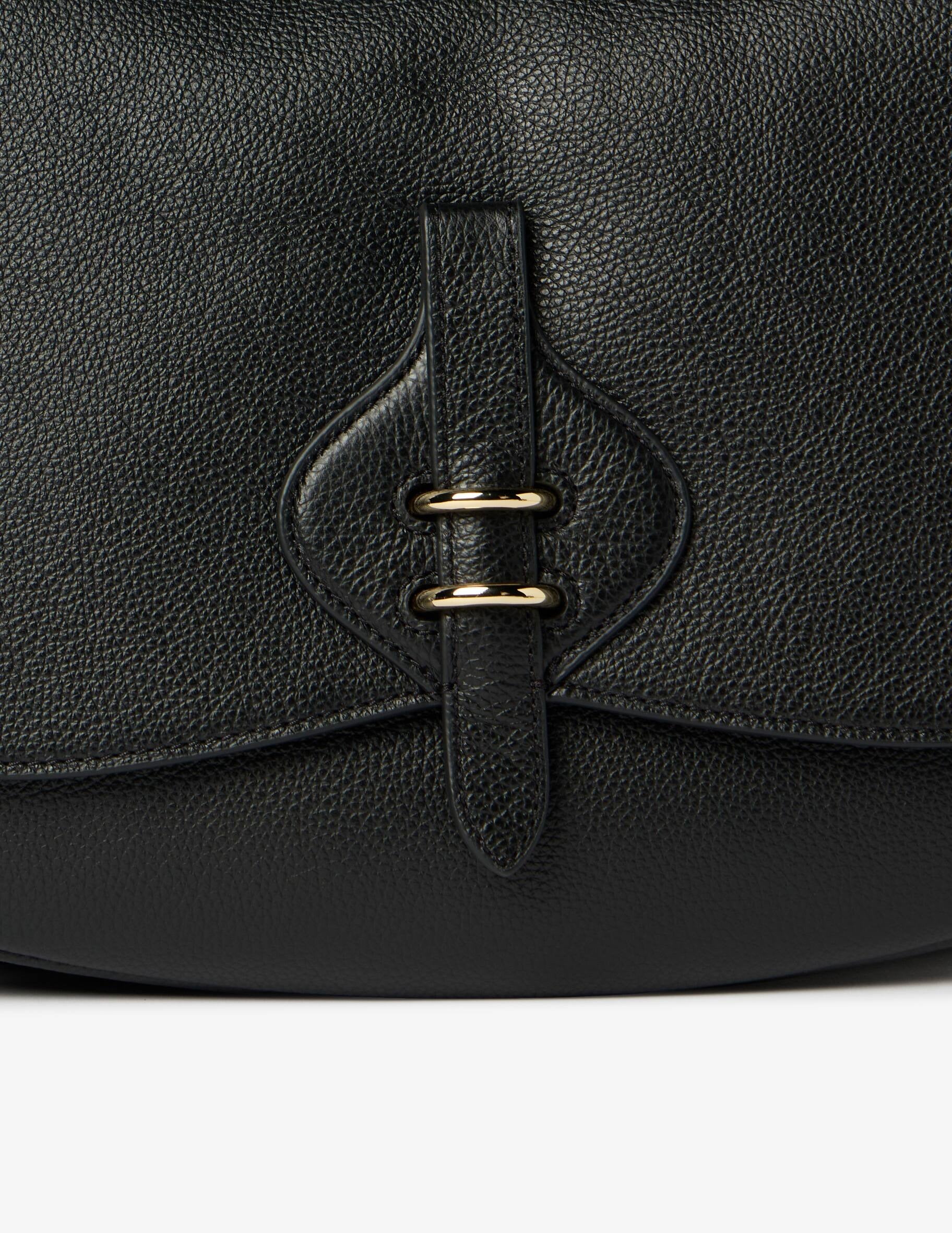 Coccinelle Borsa a Tracolla Pelle Donna Nera Logo Borse nero - vista 4