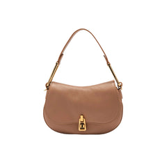 COCCINELLE Small Shoulder Bag Brown, Made of Genuine Leather, Magie Soft Mini