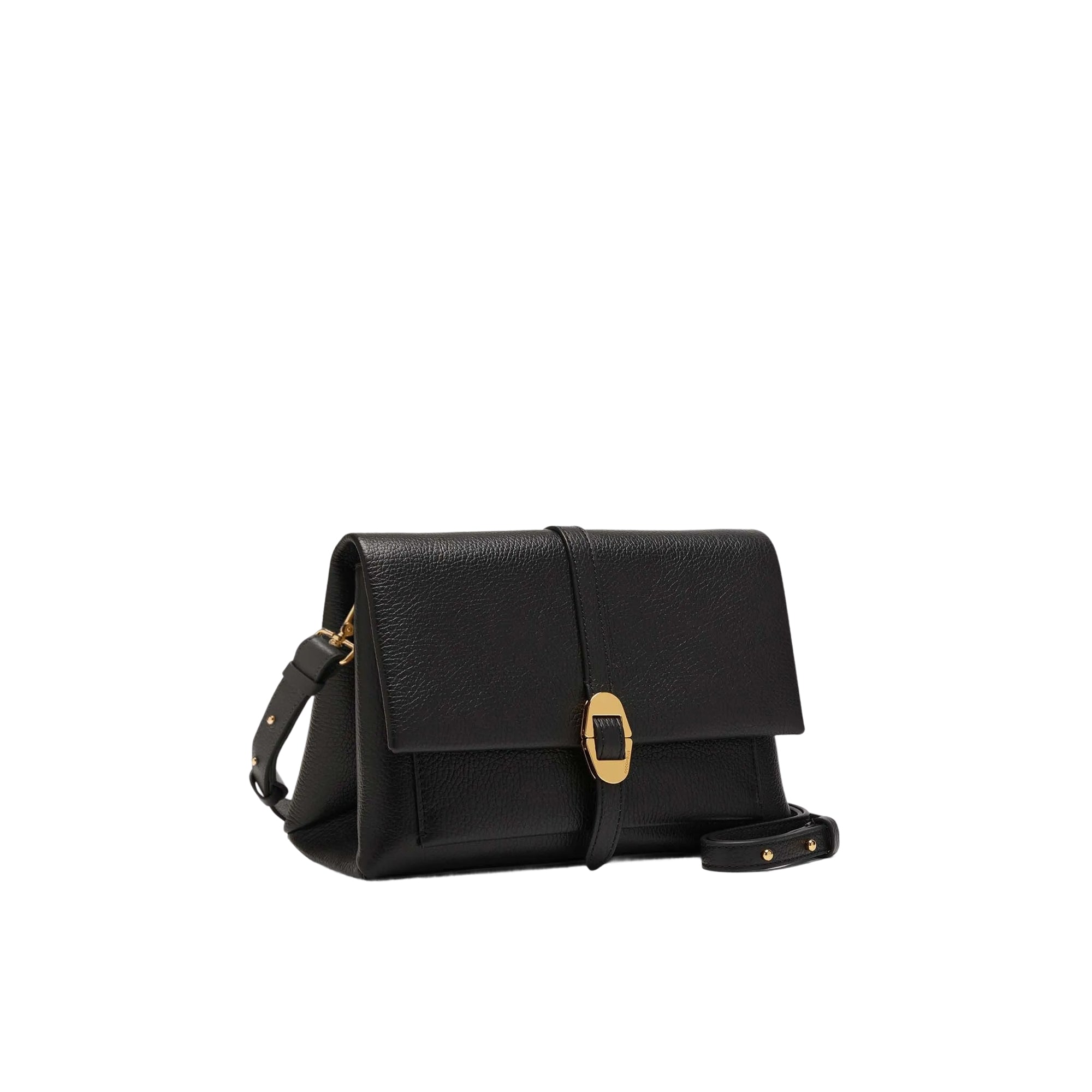 COCCINELLE Borsa Donna Nera con Tracolla Regolabile, In Vera Pelle, Dorian Small