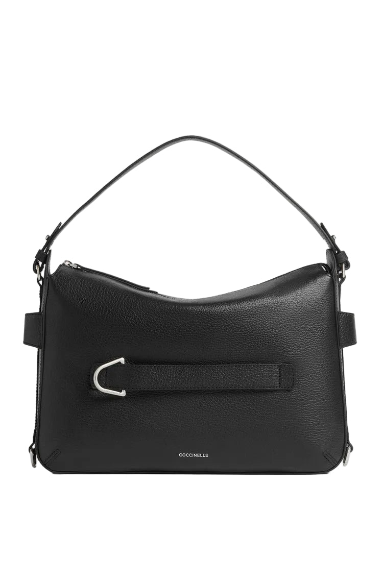 Coccinelle Borsa a Tracolla Pelle Donna Nera Logo Borse nero - foto prodotto