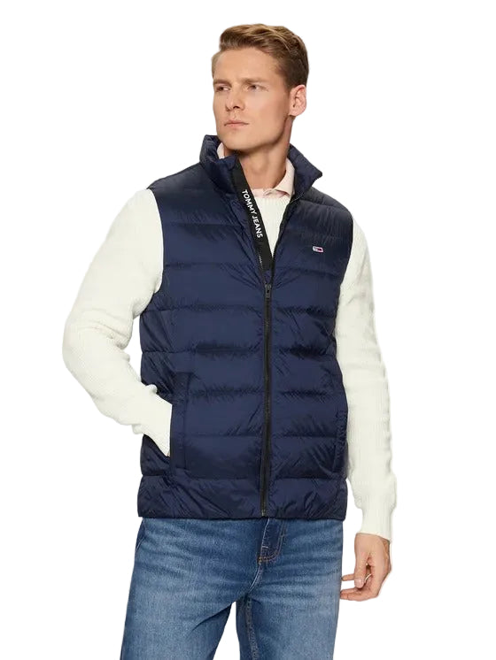 Tommy Hilfiger Giubbotto Uomo Blu Zip Logo Giubbotti e Giacche - foto prodotto