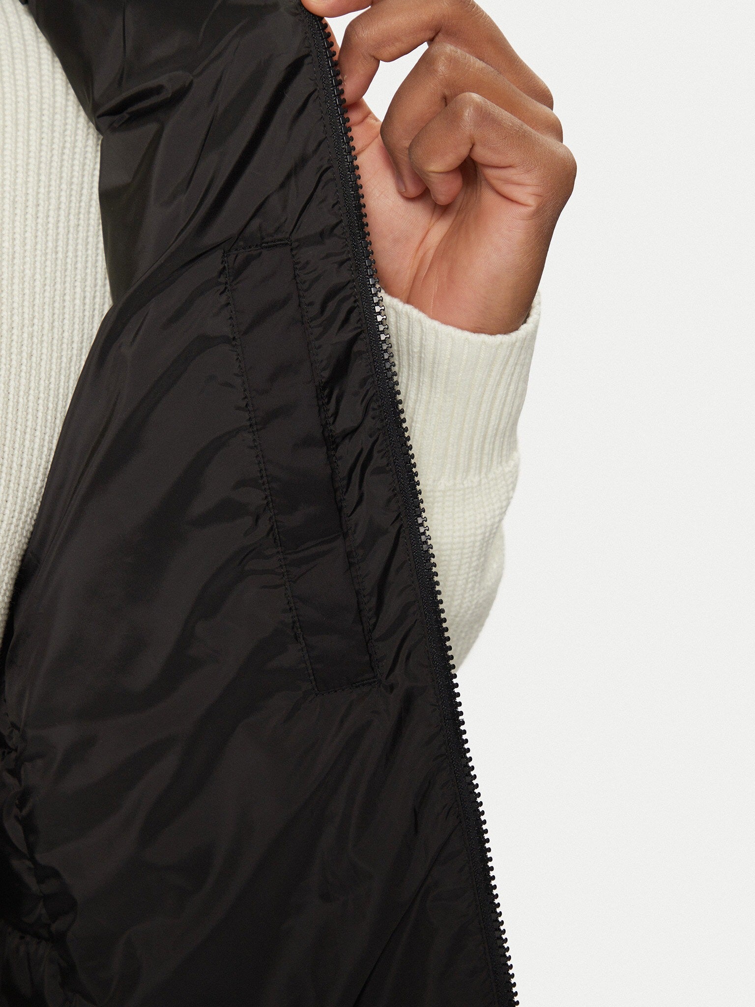 Tommy Hilfiger Giubbotto Uomo Nero Zip Logo Giubbotti e Giacche - vista 6