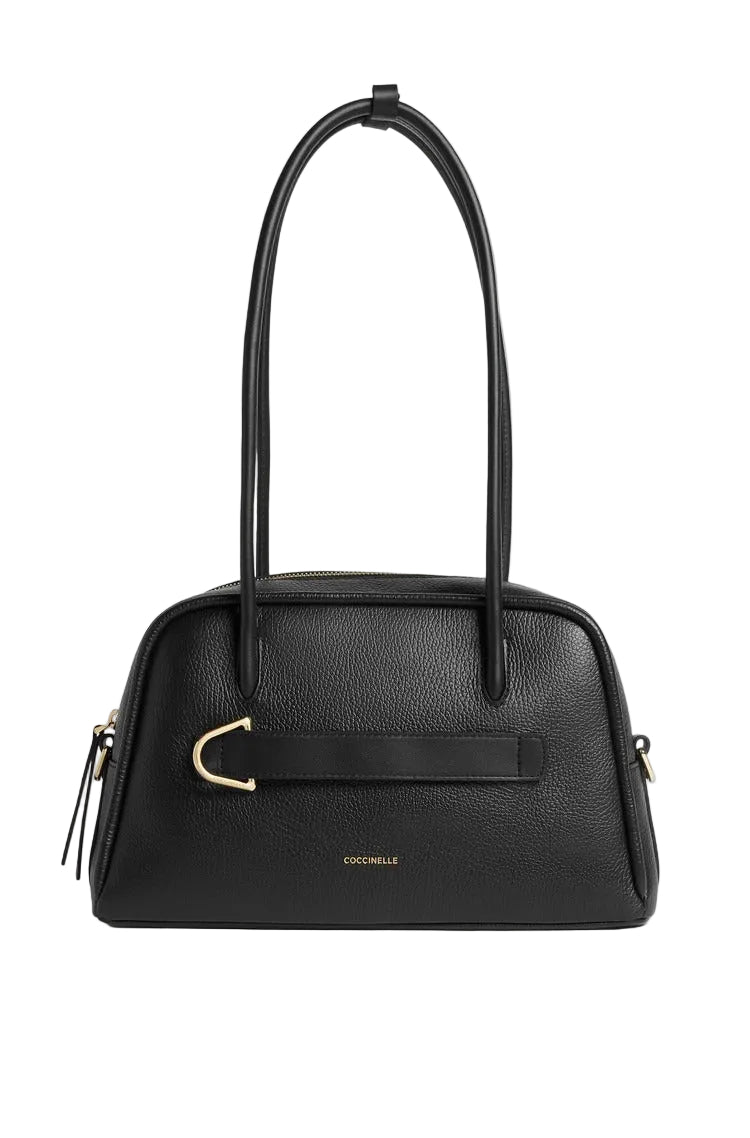 Coccinelle Borsa a Spalla Pelle Donna Nera Logo Borse nero - foto prodotto