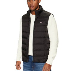 Tommy Hilfiger Μπουφάν Ανδρικό Μαύρο Φερμουάρ Λογότυπο