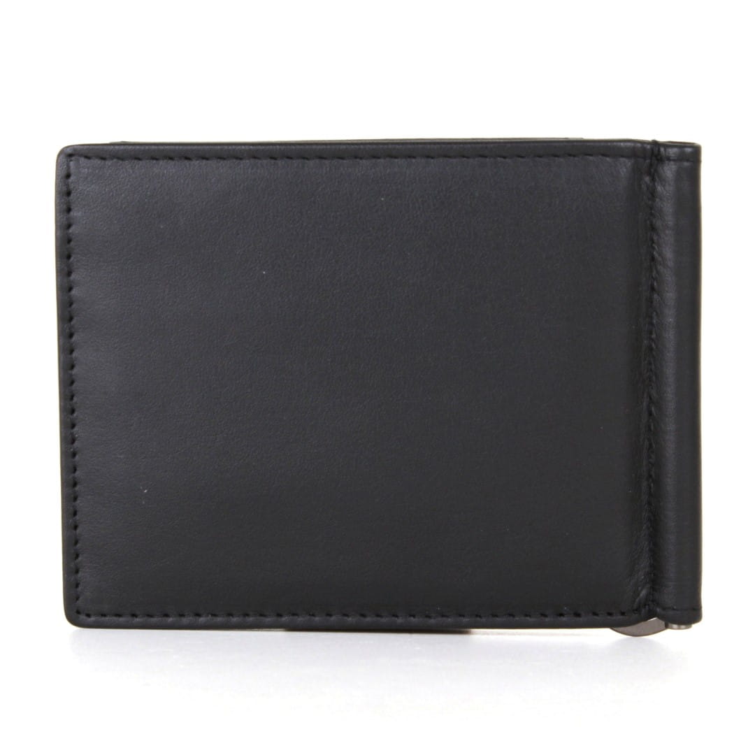 Police Bolt Men's Leather Wallet | Elegant Black Banknote Clip