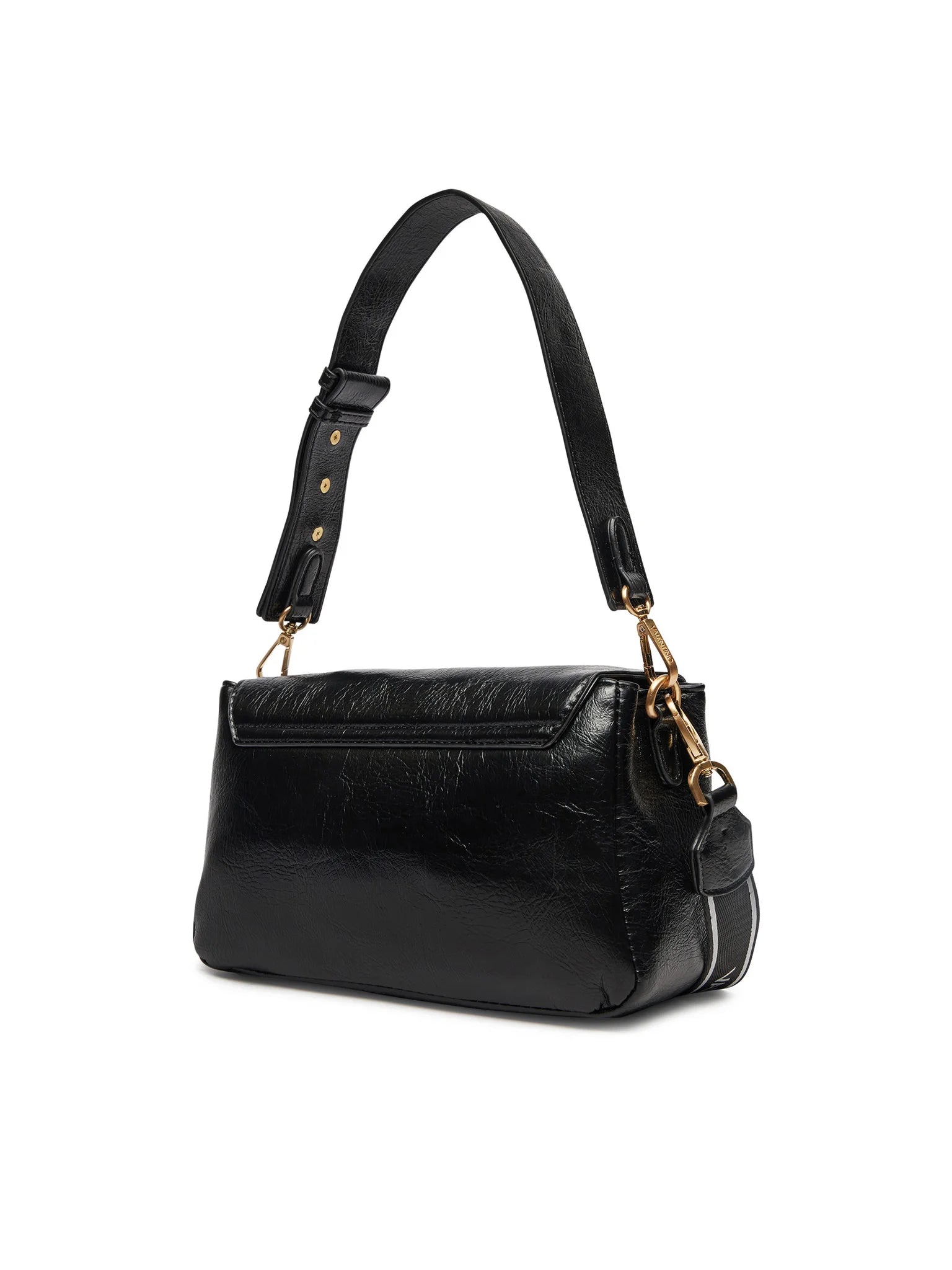 VALENTINO BAGS Borsa Donna Nera a Spalla con Tracolla e Doppio Scomparto