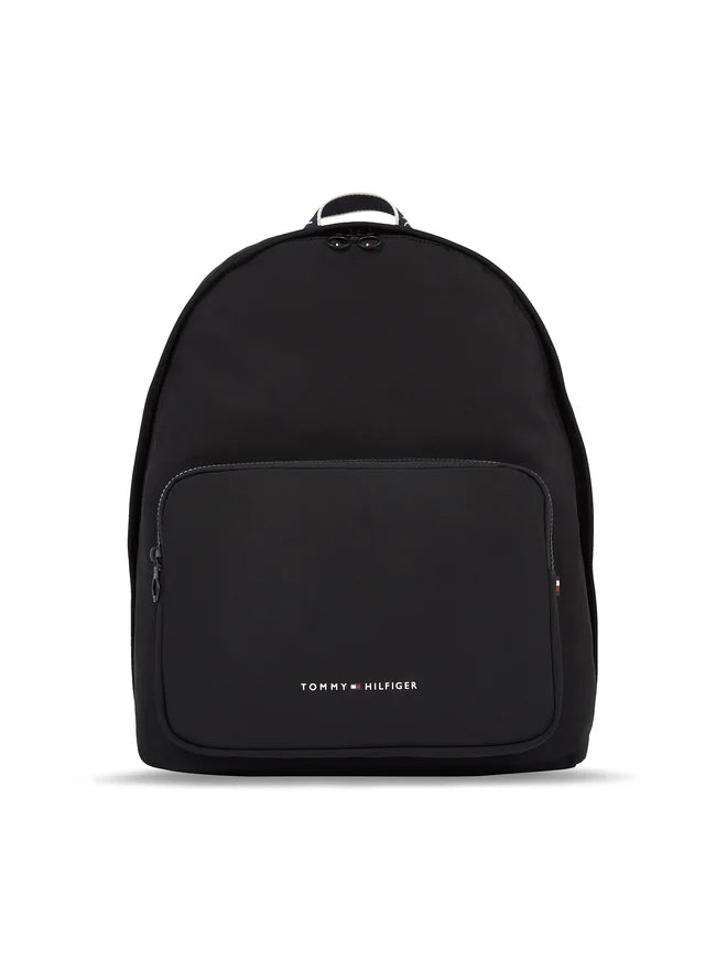 TOMMY HILFIGER Sac à dos Homme Noir avec Porte Ordinateur