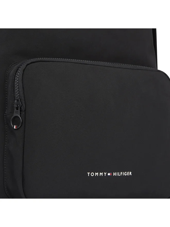 TOMMY HILFIGER Sac à dos Homme Noir avec Porte Ordinateur