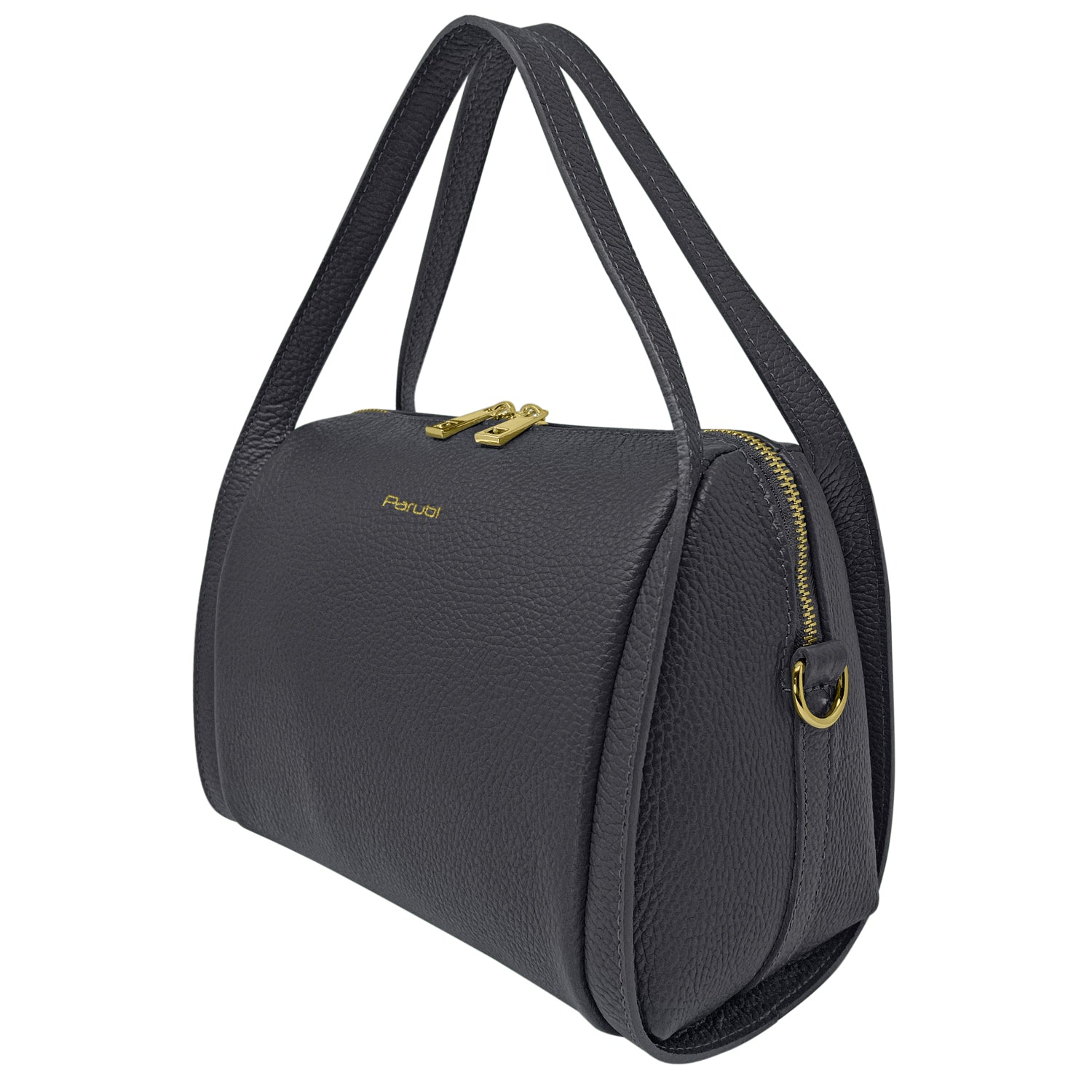 Borsa Donna a Mano con Tracolla, In Vera Pelle Morbida, Made in Italy, Modello Anette