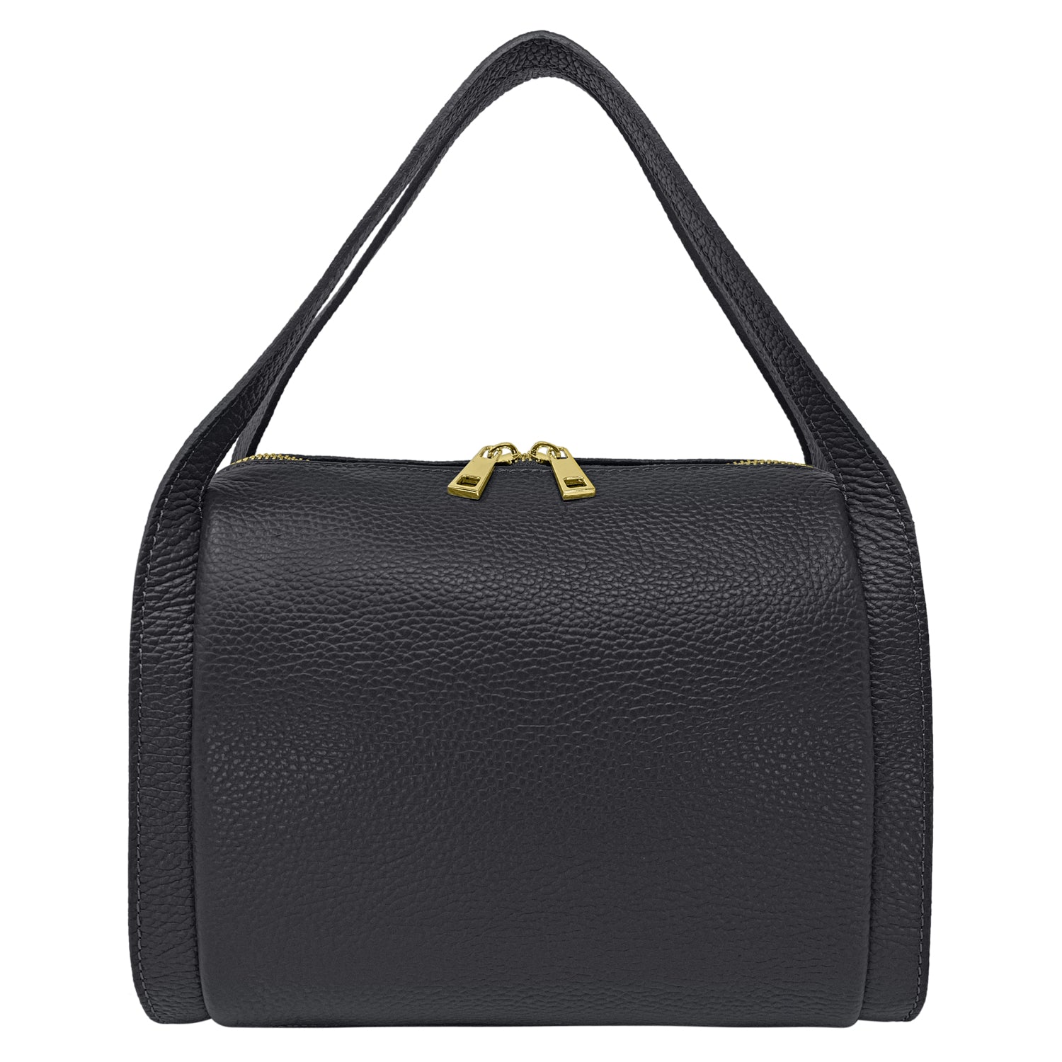 Borsa Donna a Mano con Tracolla, In Vera Pelle Morbida, Made in Italy, Modello Anette