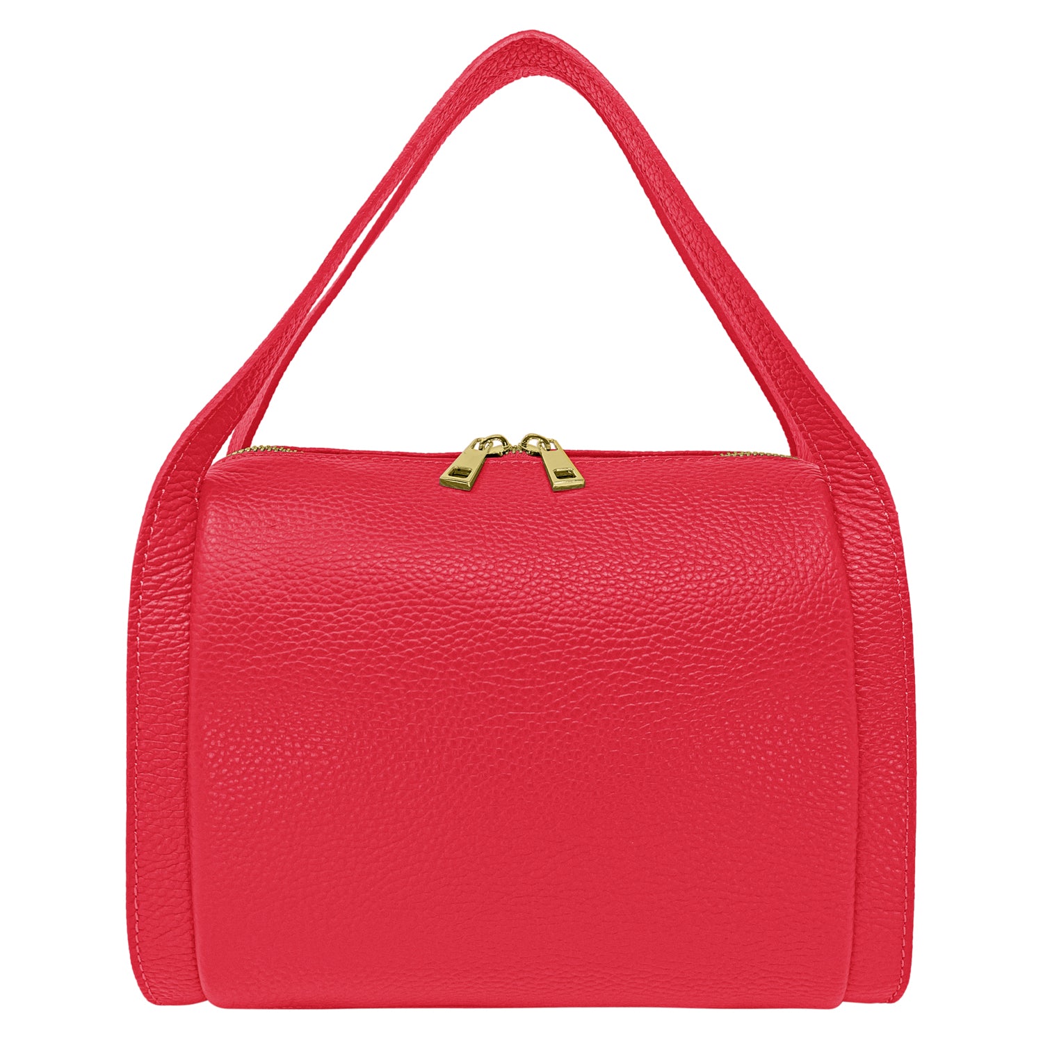 Borsa Donna a Mano con Tracolla, In Vera Pelle Morbida, Made in Italy, Modello Anette