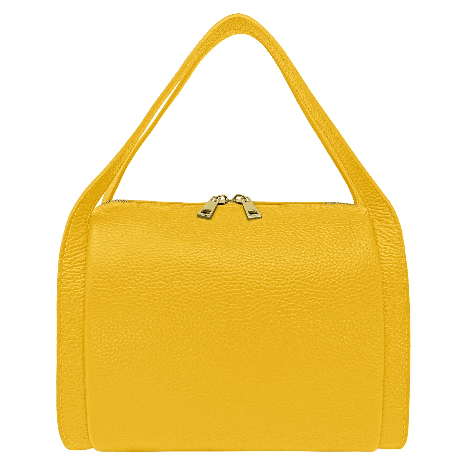 Borsa Donna a Mano con Tracolla, In Vera Pelle Morbida, Made in Italy, Modello Anette