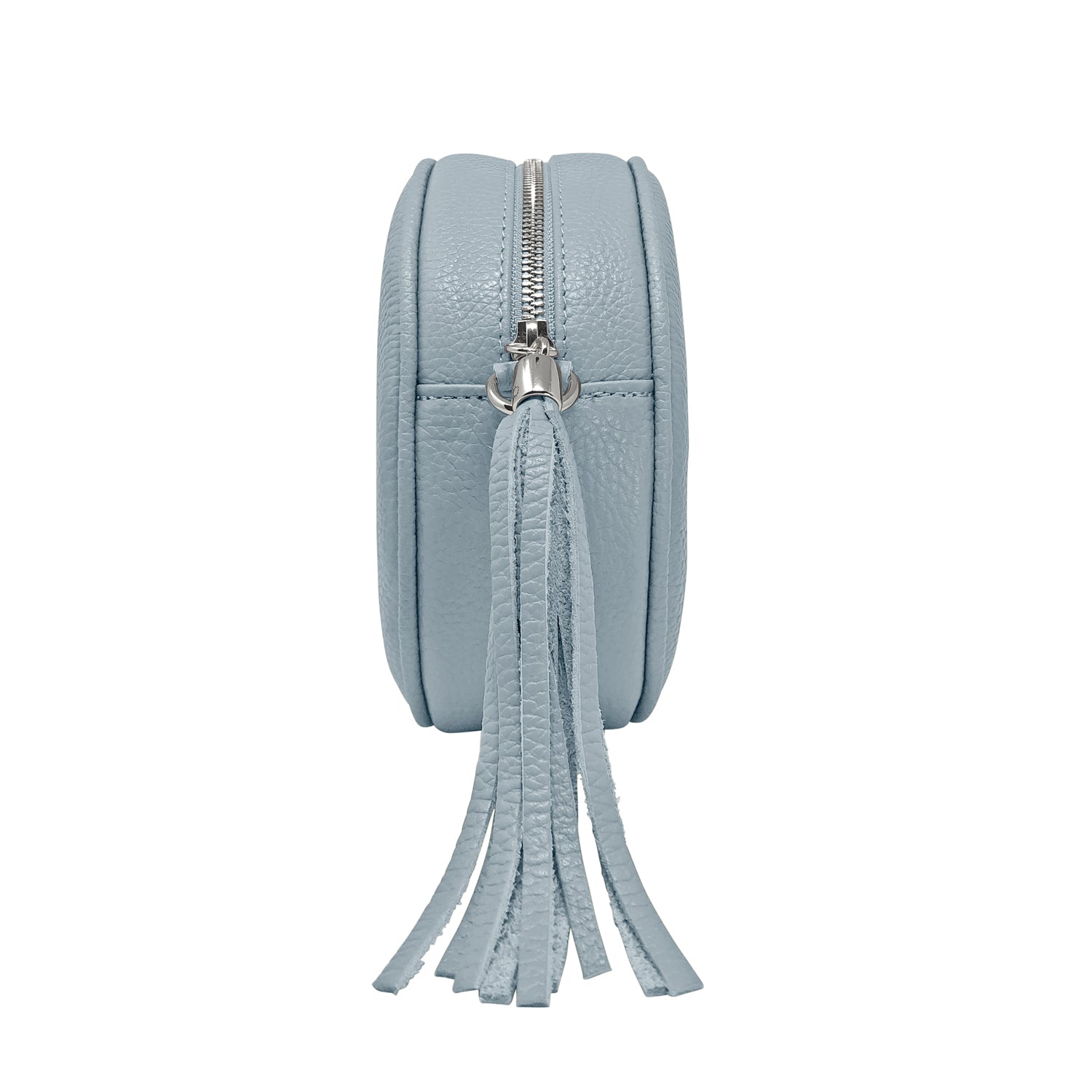 Borsa Donna a Tracolla Rotonda, In Vera Pelle, Made in Italy, Modello Dora