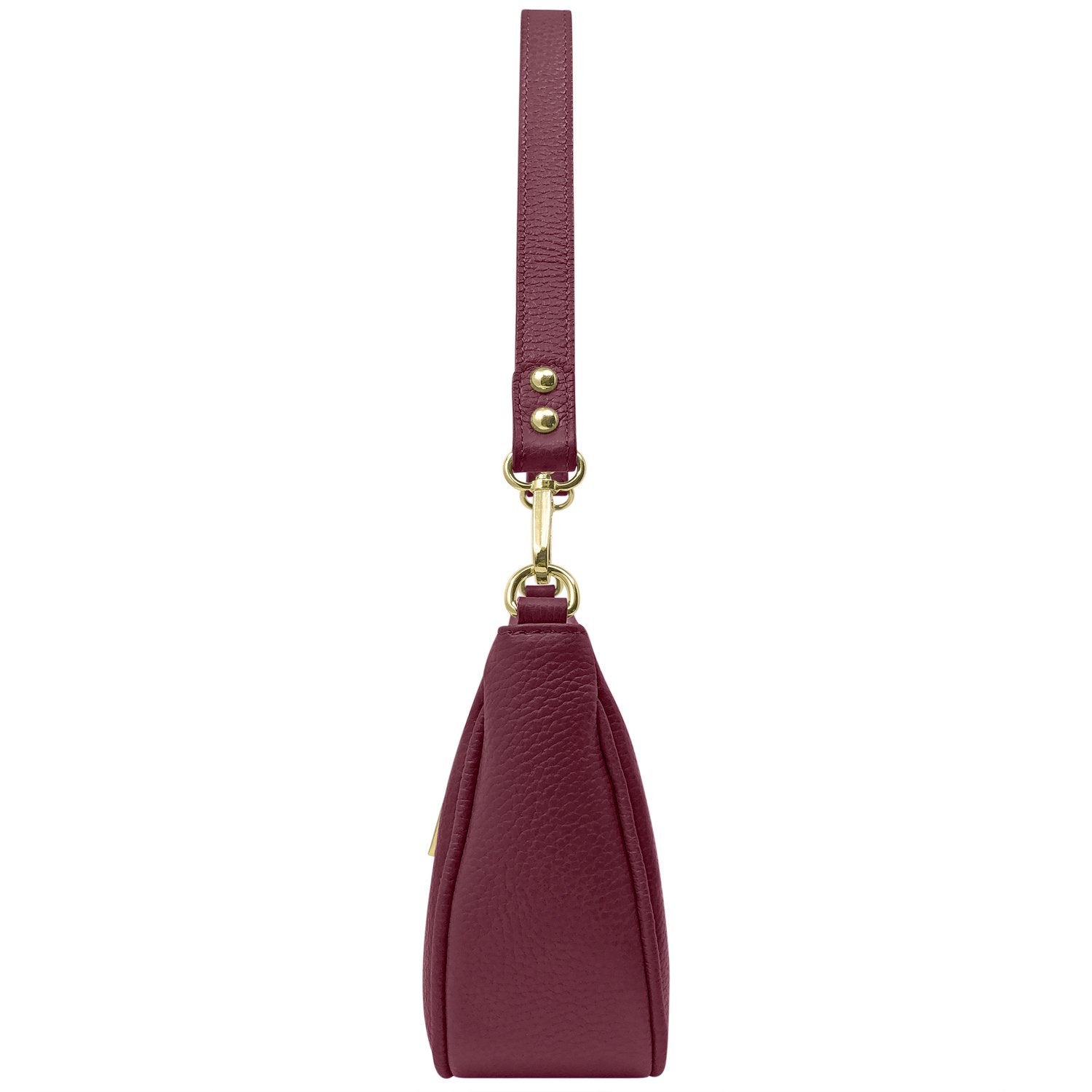 Borsa Donna a Tracolla e Spalla, In Vera Pelle, Made in Italy, Modello Isa