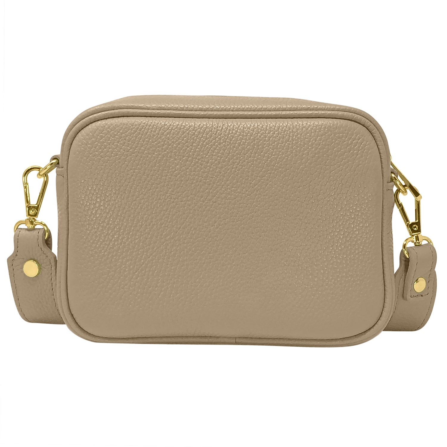 Borsa Donna a Tracolla, In Vera Pelle, Made in Italy, Modello Ginevra